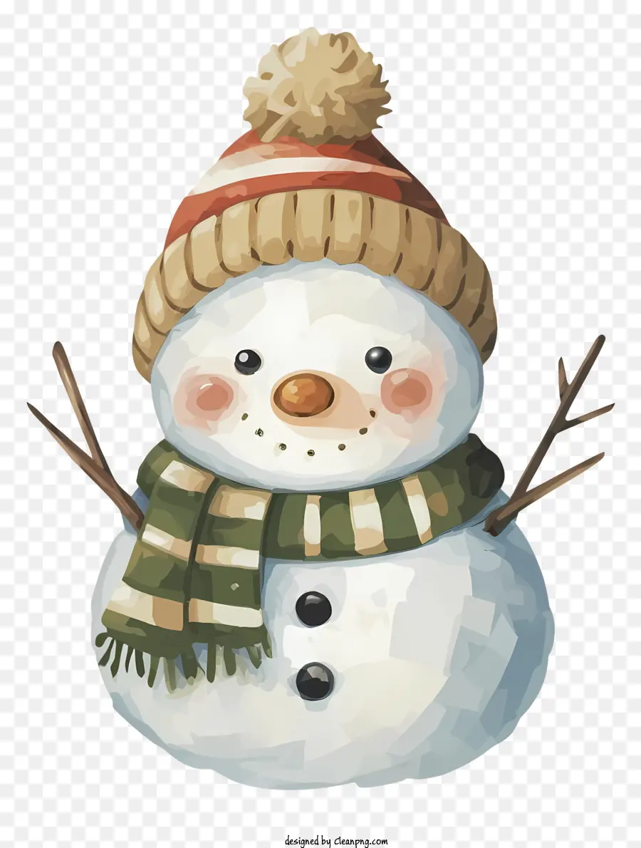 Muñeco De Nieve，Knitted Hat PNG