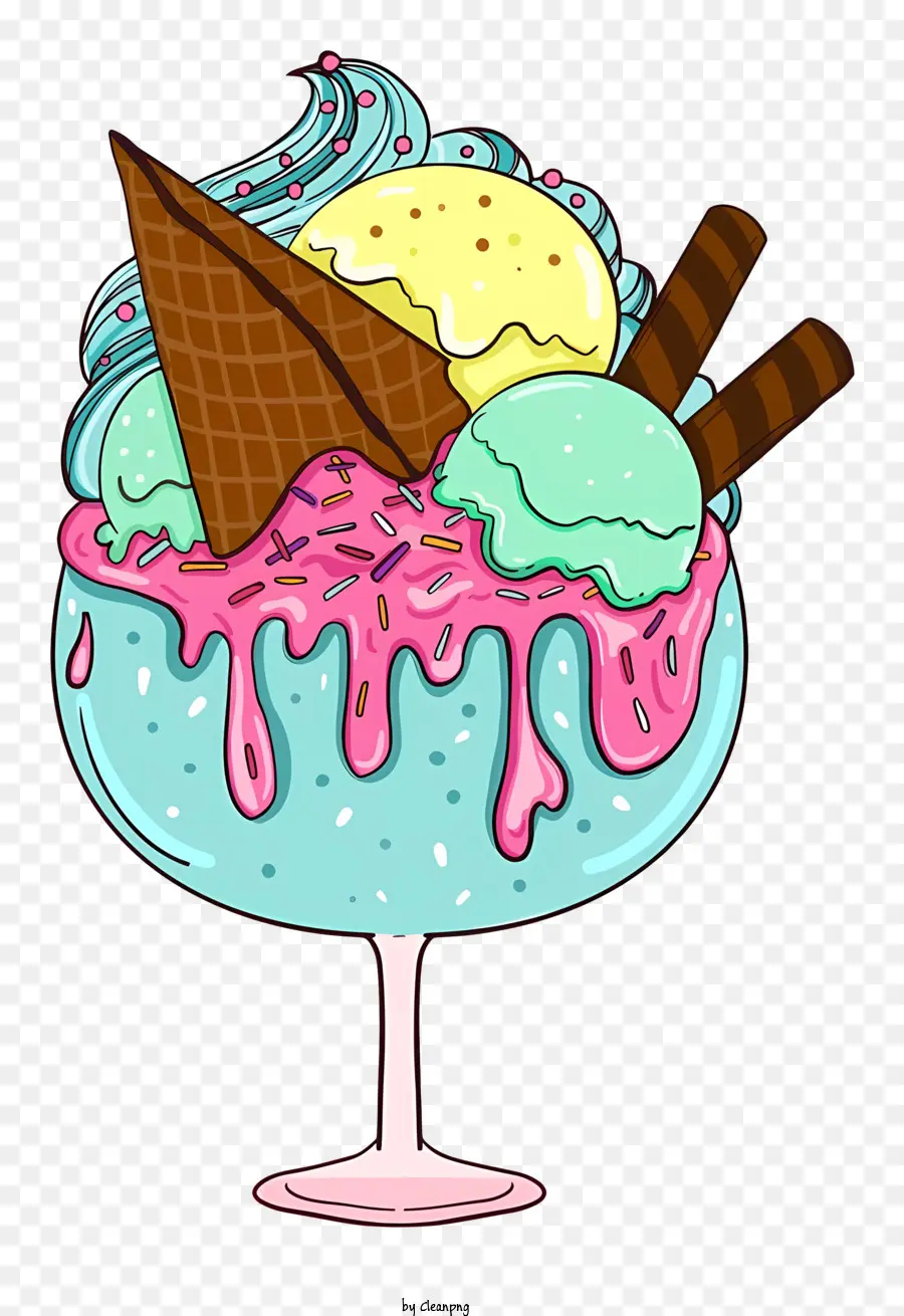 Helado Con Frutas Y Nueces，Helado De Helado PNG