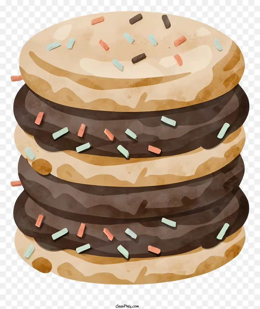 Galletas Con Chispas De Chocolate，Rocía PNG