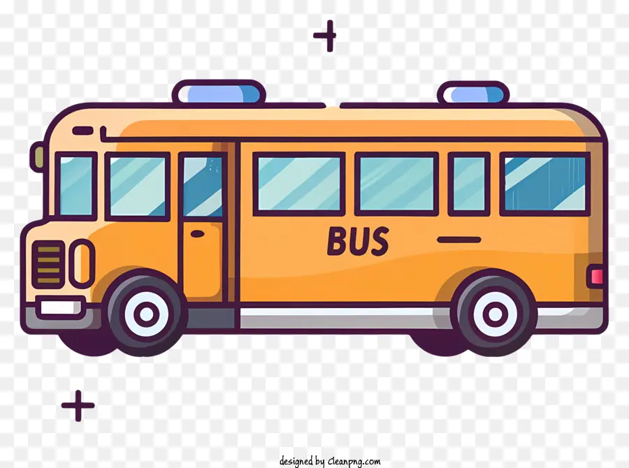 Autobús De La Escuela，Los Autobuses Amarillos PNG