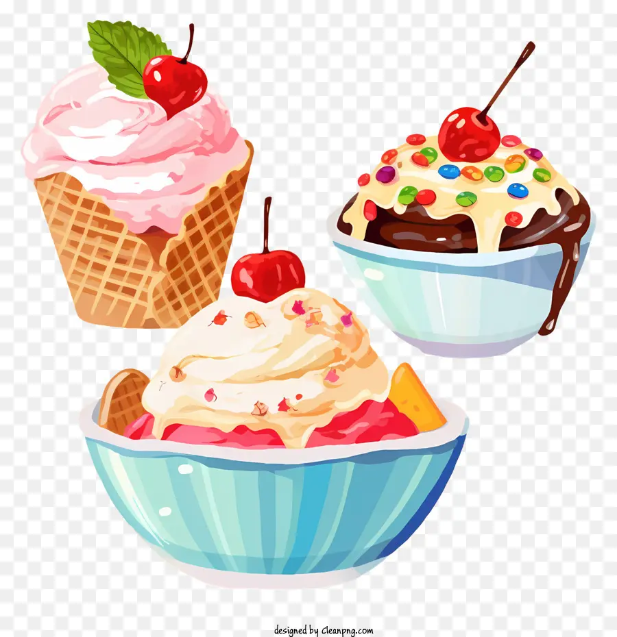 Helado，El Helado De Chocolate PNG