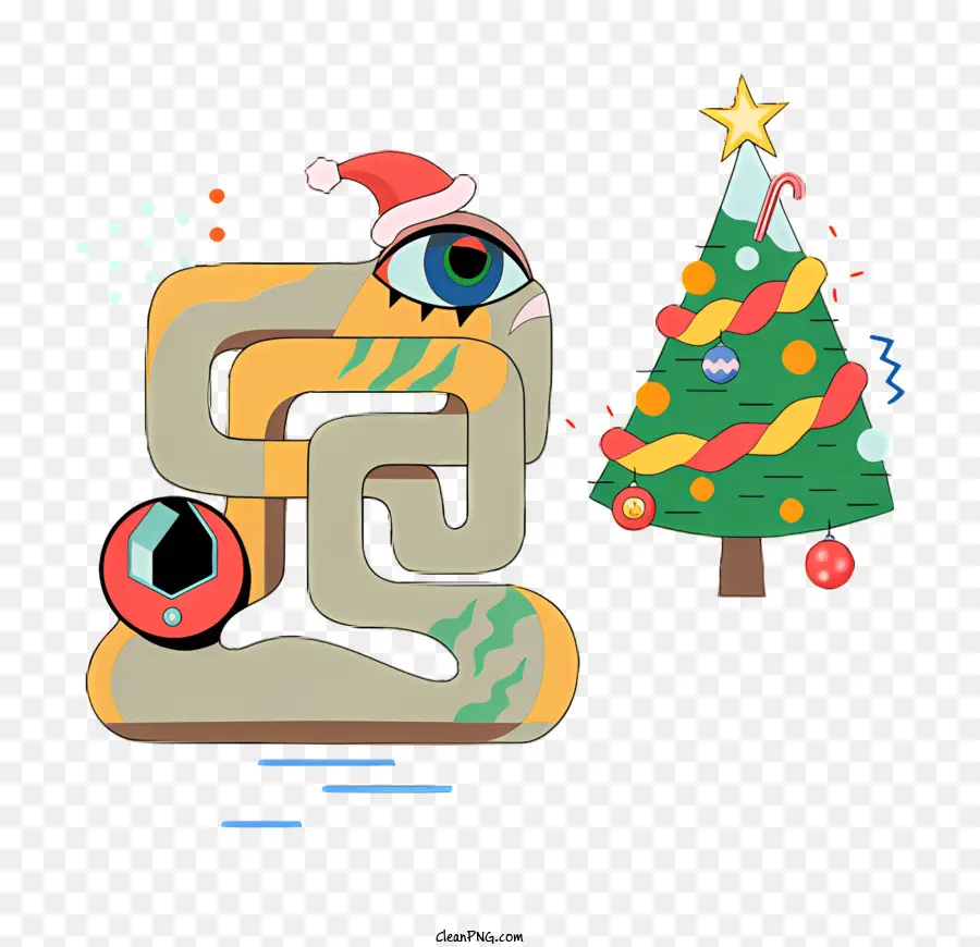 Papá Noel，Laberinto Navideño PNG