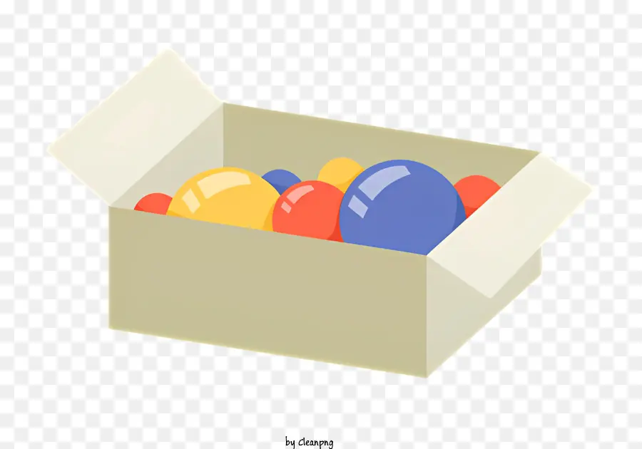 Huevos Coloridos，Caja De Bolas PNG