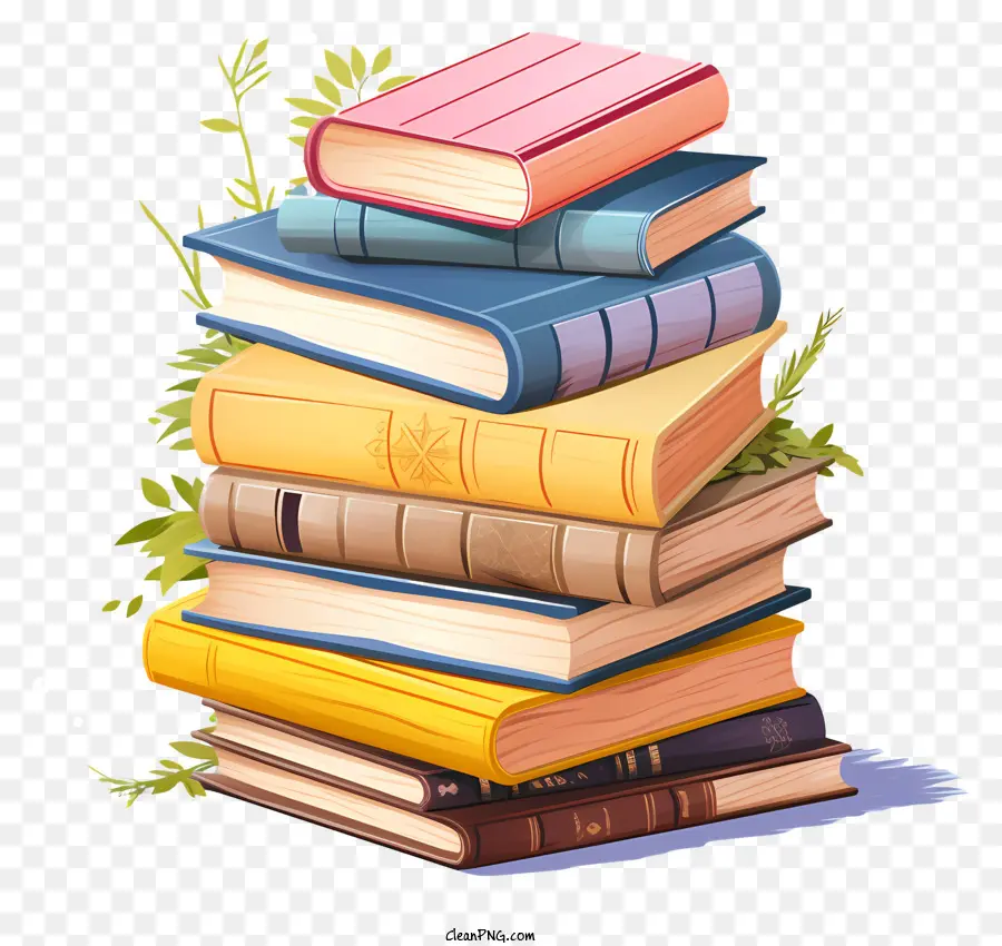 Libros，Bookstack PNG