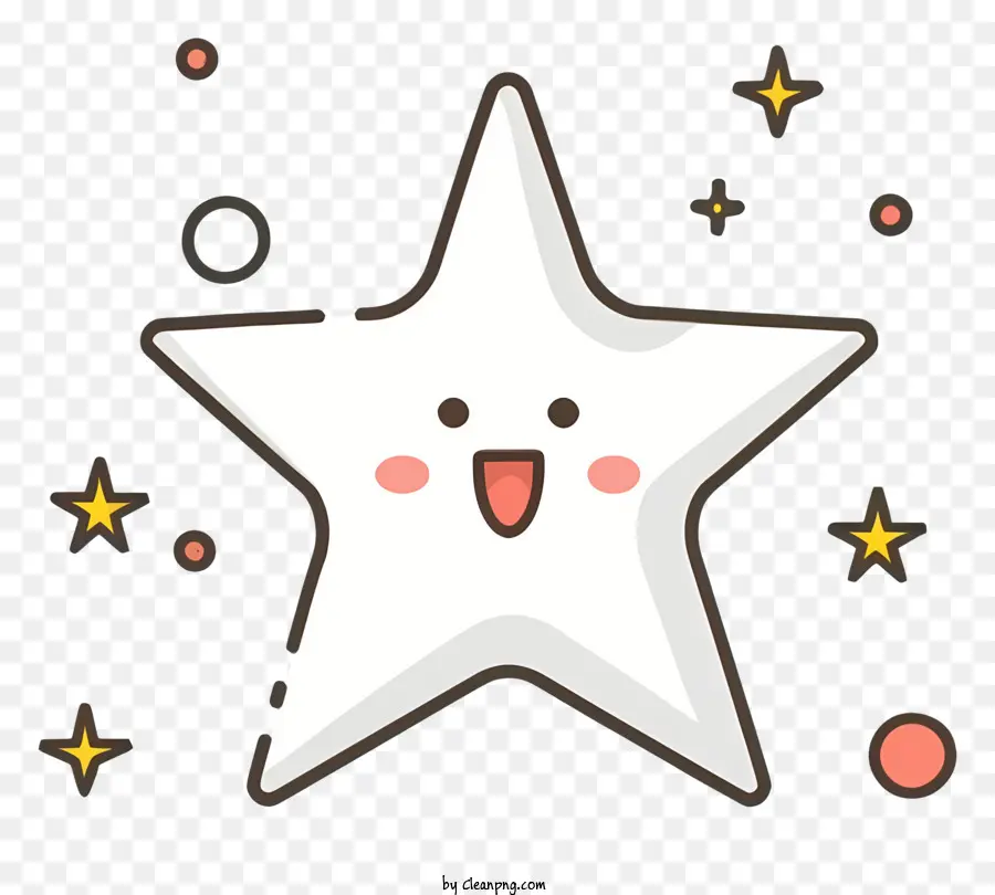 Sonriendo Estrellas，Objetos Celestiales PNG