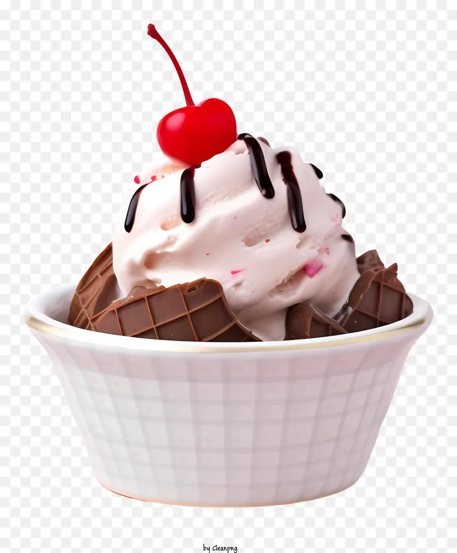 Helado，Jarabe De Chocolate PNG