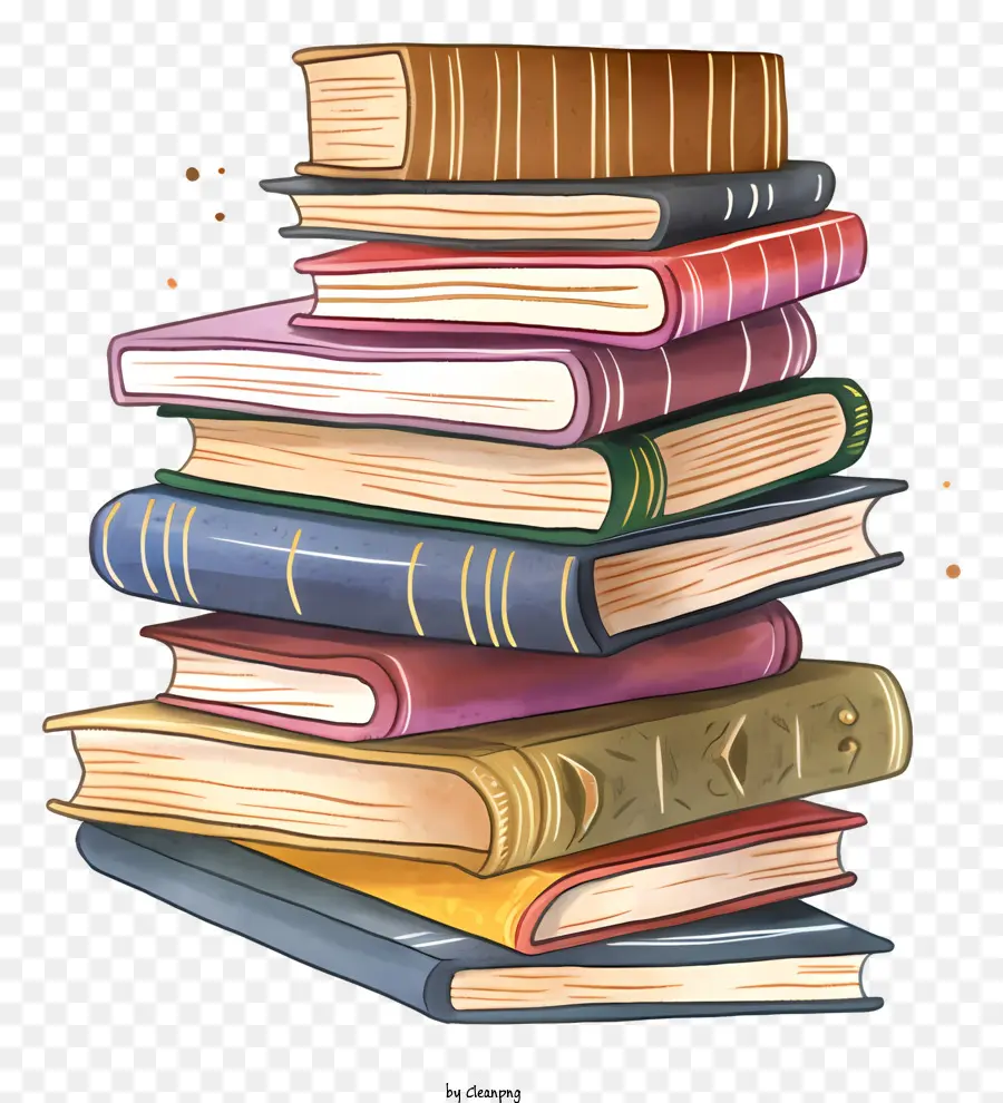 Libros Antiguos，Pila De Libros PNG