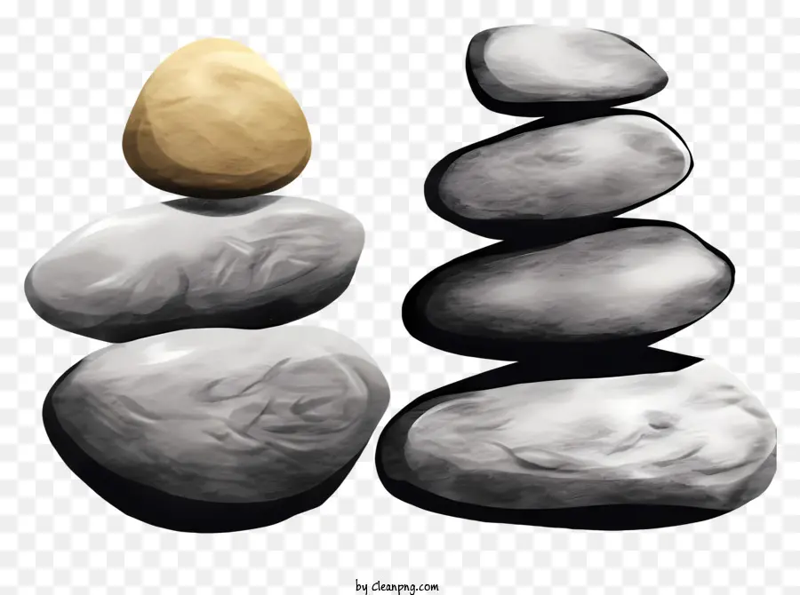 Apilamiento De Piedra，Arte Zen PNG