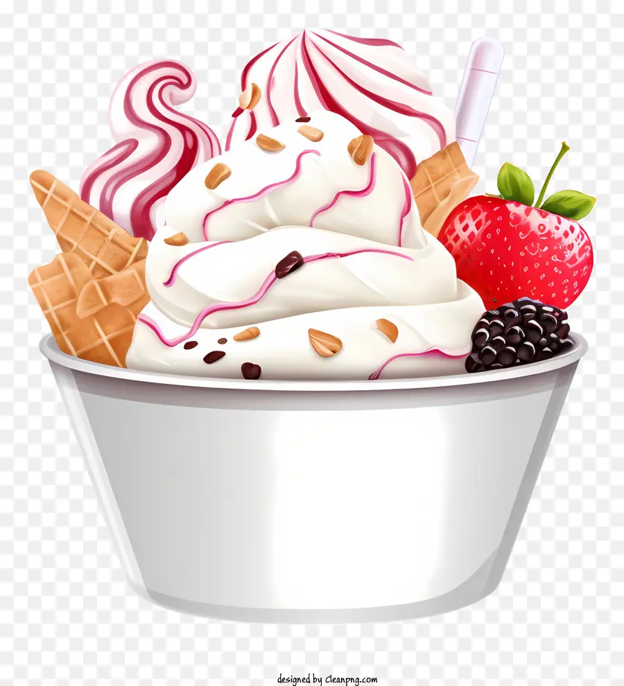 Cucharada De Helado，Sabores De Helado PNG