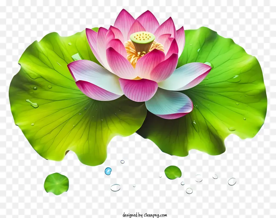 Flor De Loto，Loto De Color Rosa PNG