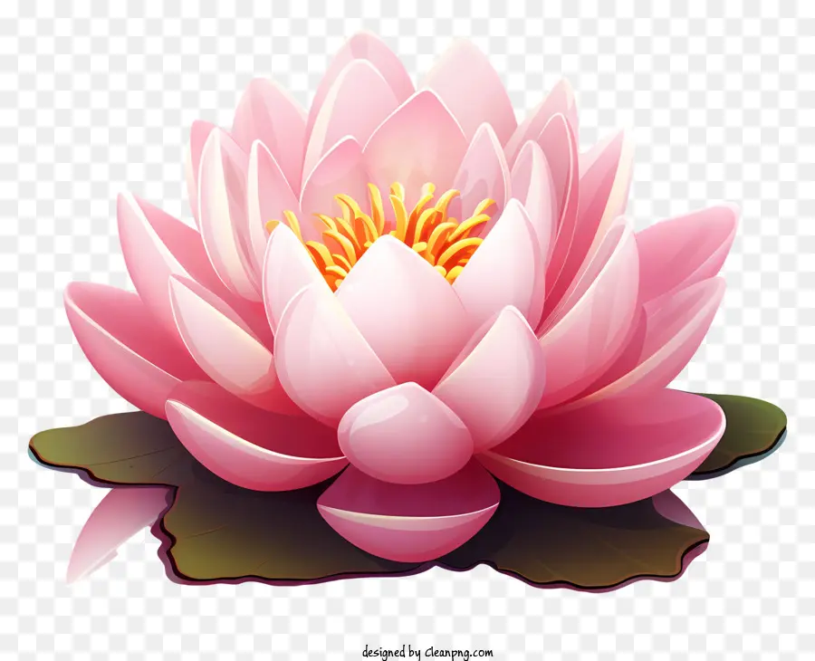 Flor De Loto，Loto De Color Rosa PNG