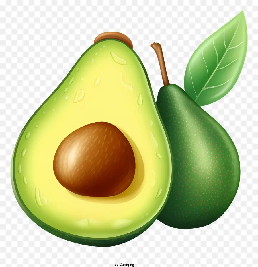 Aguacate，Ripe PNG