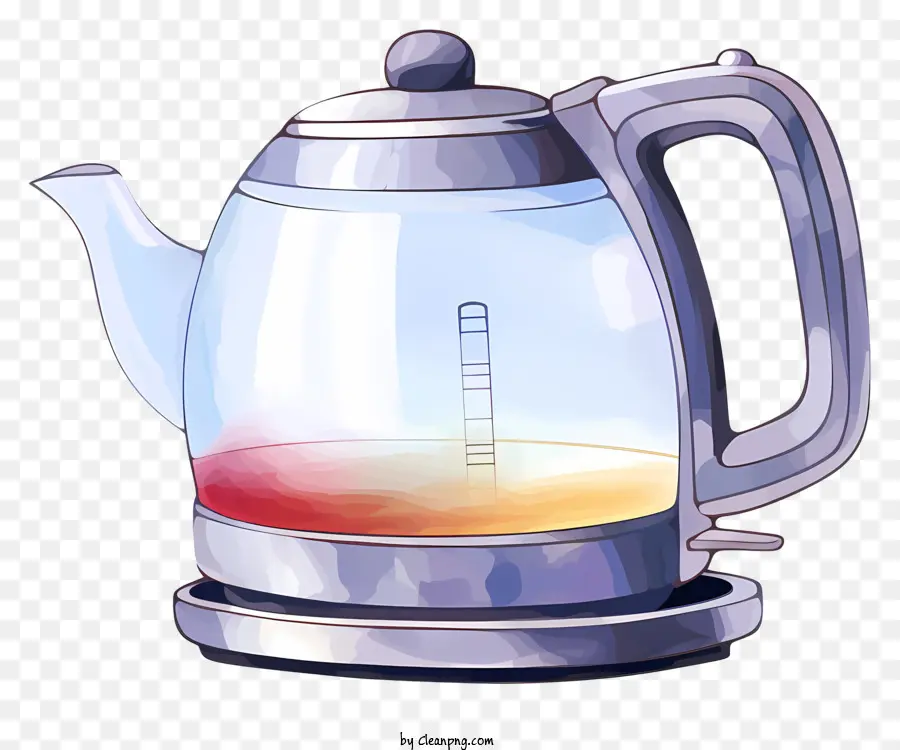 Té Té De Vidrio，Líquido Rojo PNG