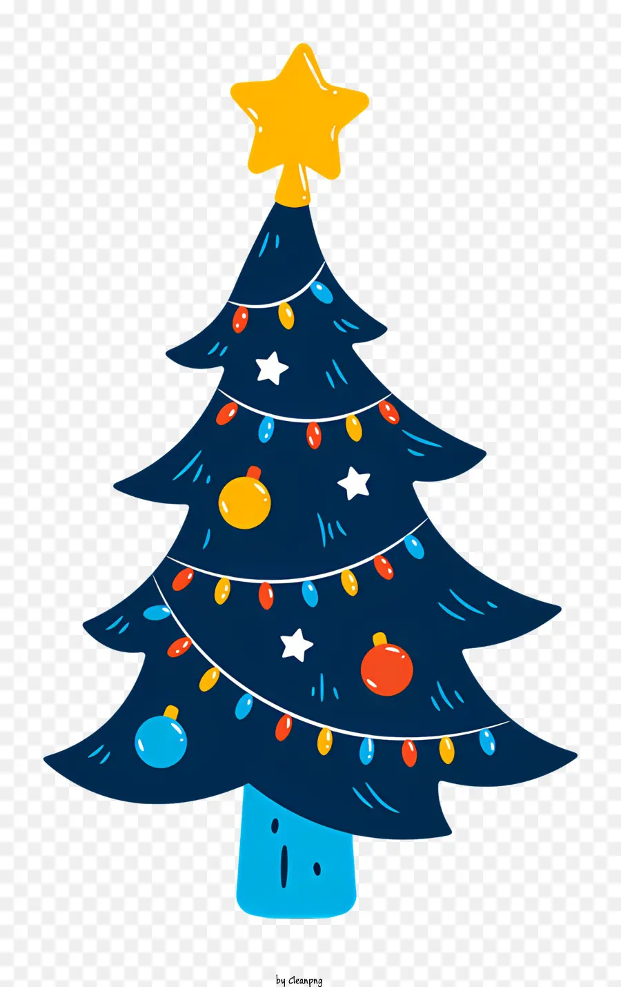 árbol De Navidad，Azul árbol De Navidad PNG