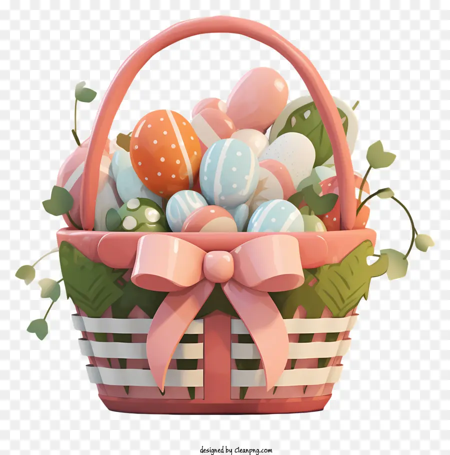 Pascua，Wicker Basket PNG