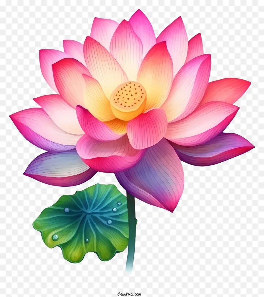 Flor De Loto Rosa，Loto Rosa PNG