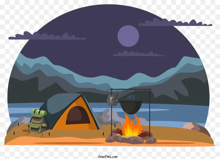 Campamento，Carpa PNG