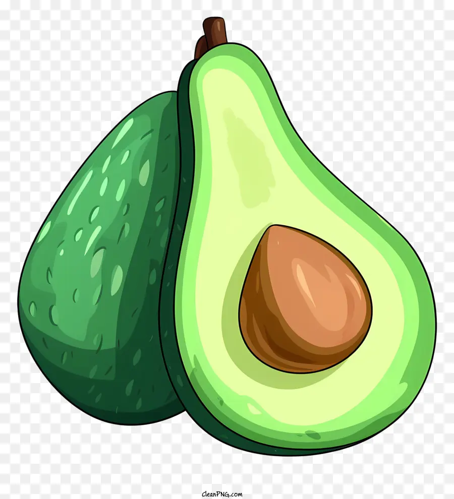 Palta，Mitades De Aguacate PNG