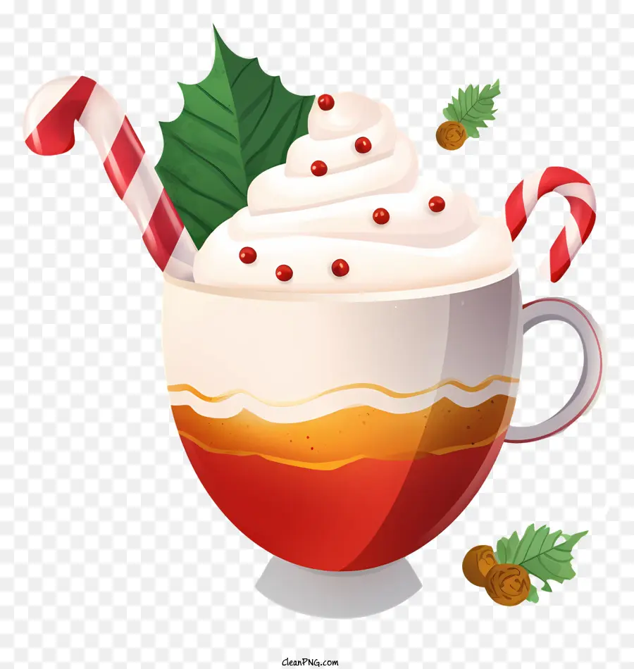 Chocolate Caliente，Crema Batida PNG