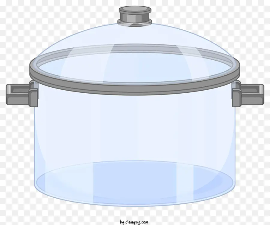 Jarra De Vidrio Transparente，Tapa De Metal PNG