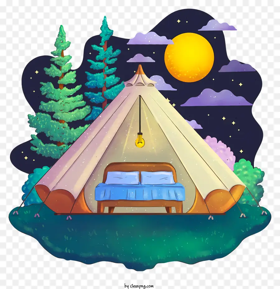 Campamento，Campamento Nocturno PNG