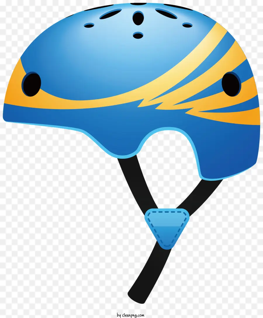 Casco Azul Y Amarillo，Casco Con Visera Negra PNG