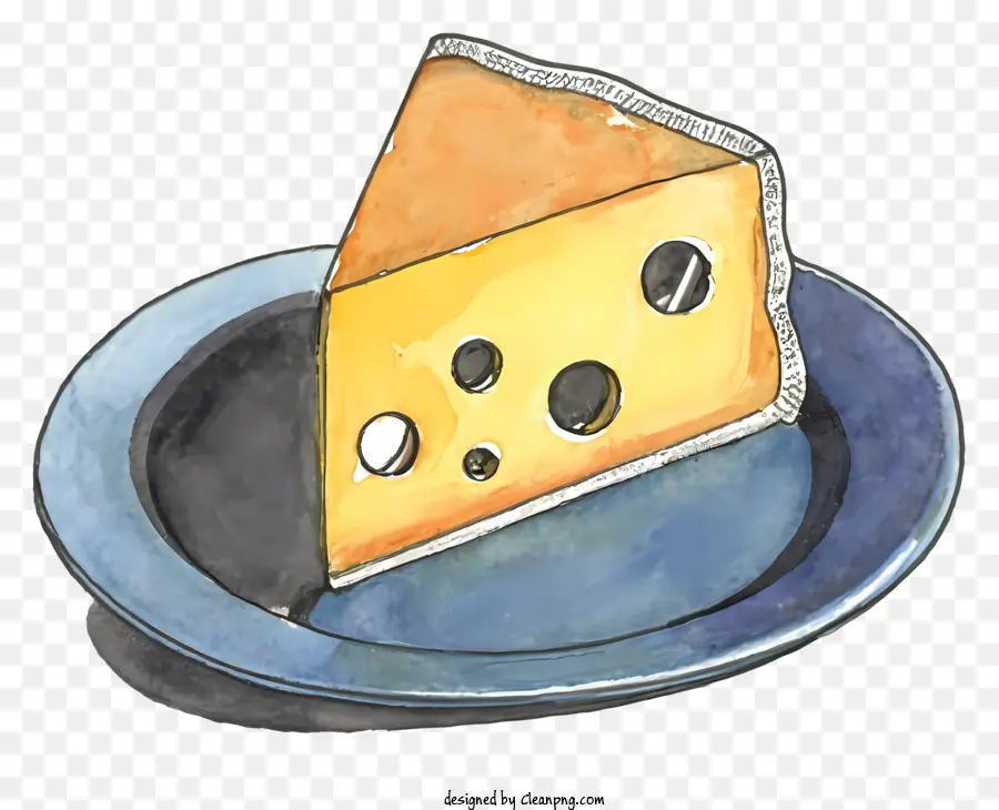 Queso，Plato Azul PNG