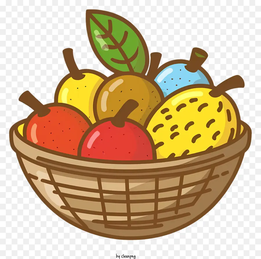 Cesta De Frutas，Frutas PNG