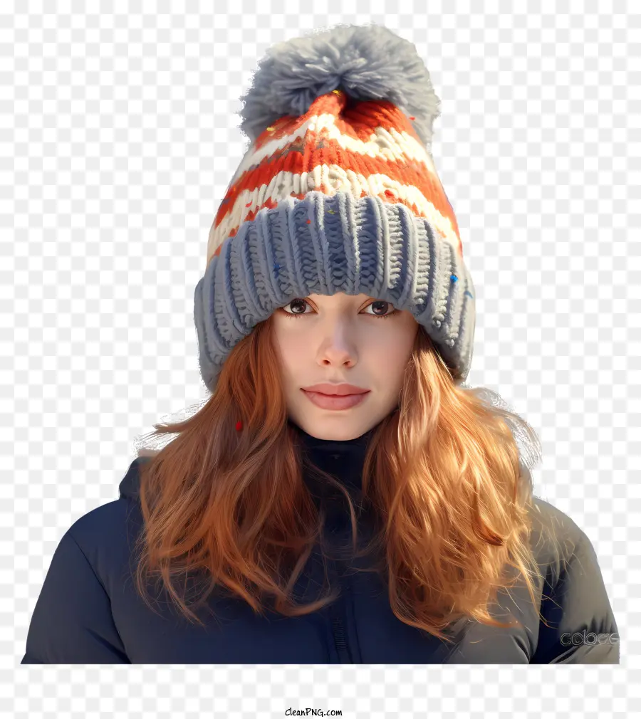 Mujer，Mujer Con Gorro PNG