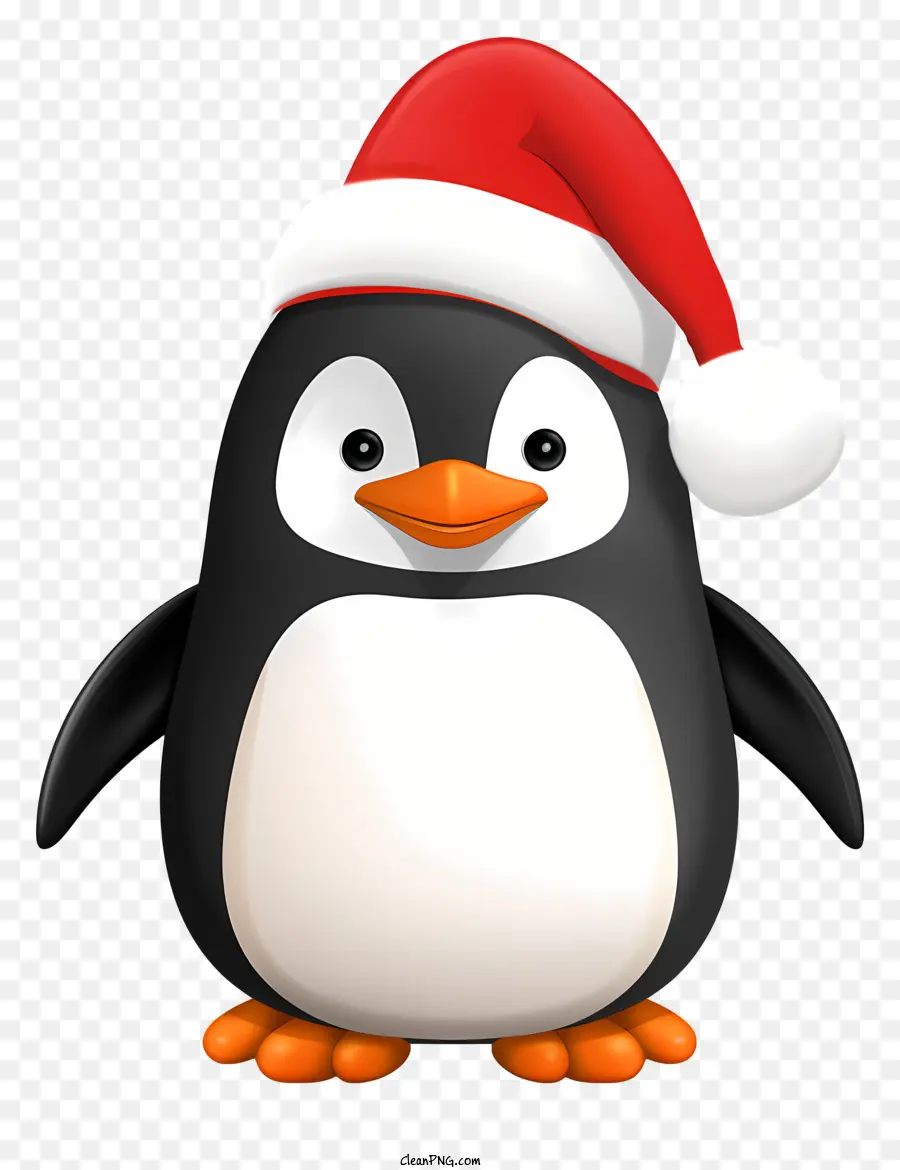 Dibujos Animados De Pingüinos，Sombrero De Santas PNG