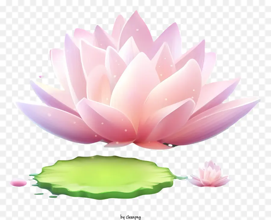 Flor De Loto，Loto De Color Rosa PNG