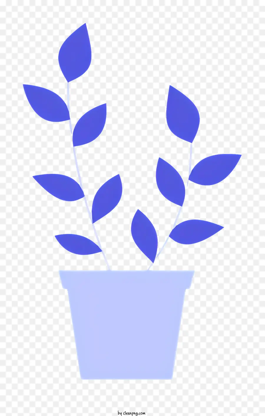 Flores Moradas，Planta Azul PNG