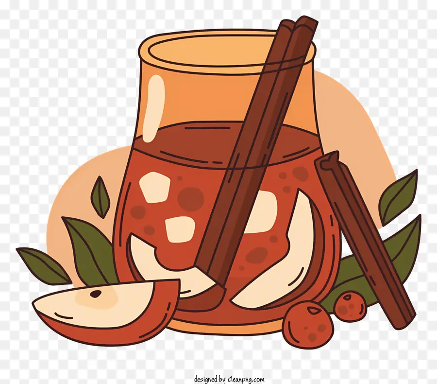 De Sidra De Manzana，Palitos De Canela PNG