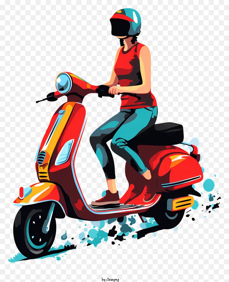 Vespa Vintage，Scooter PNG