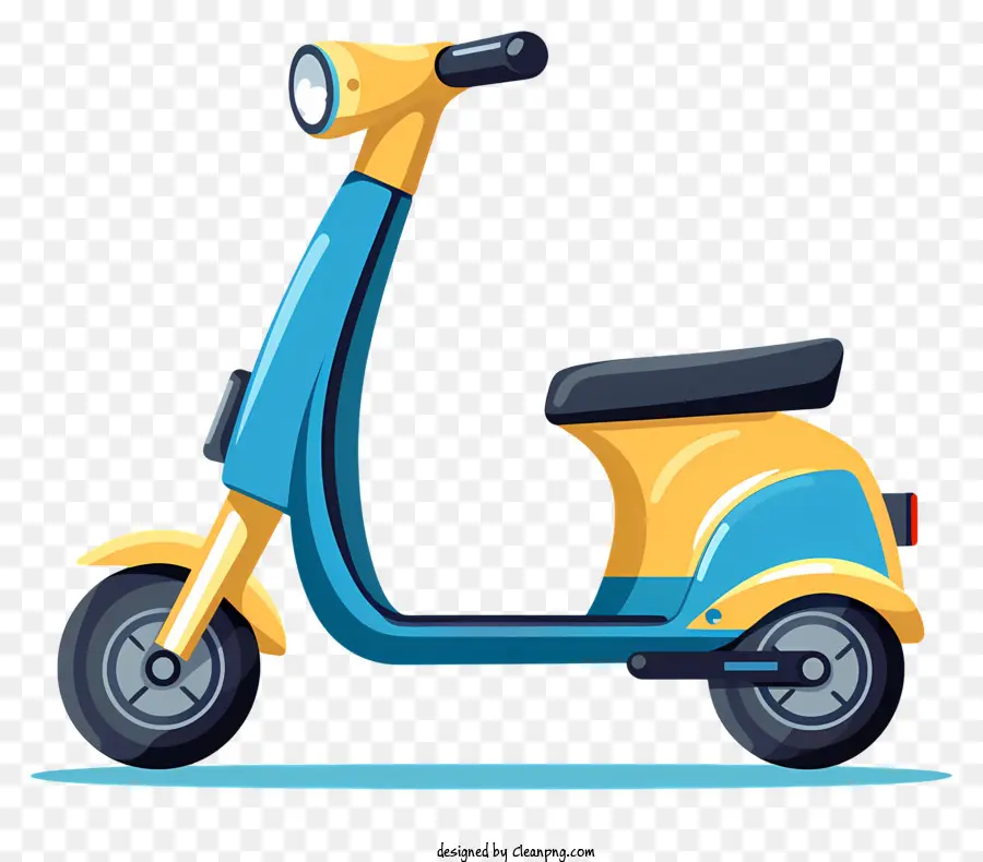 Scooter，Azul PNG