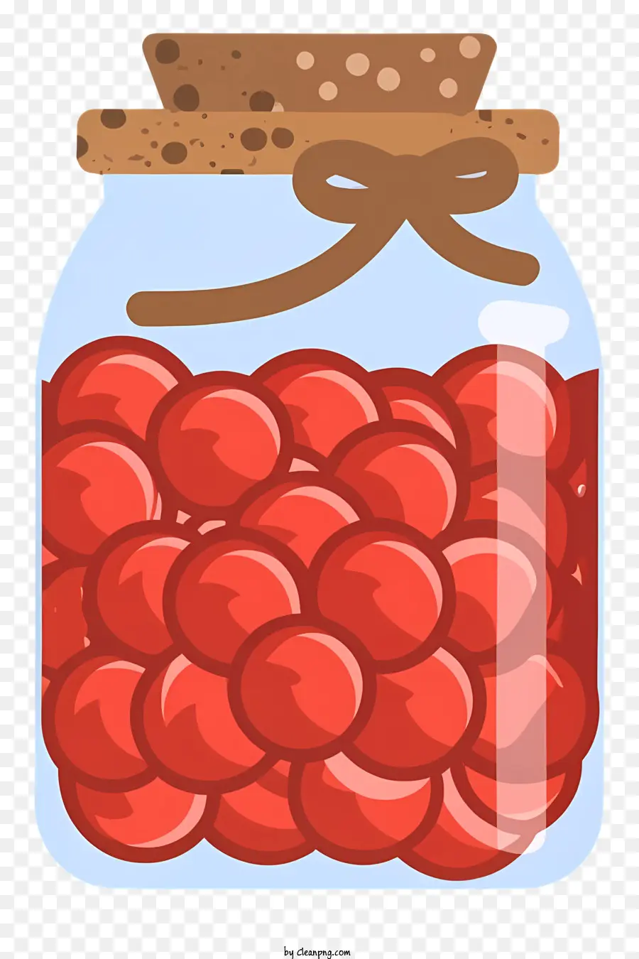 Tarro De Cristal，Caramelos Rojos PNG