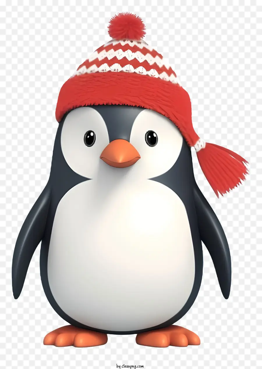 Pingüino，Rojo Y Blanco PNG