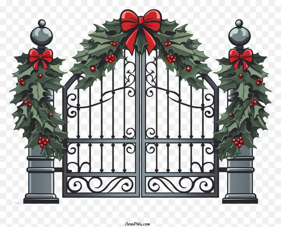 Puerta Metálica，Puerta Decorada PNG