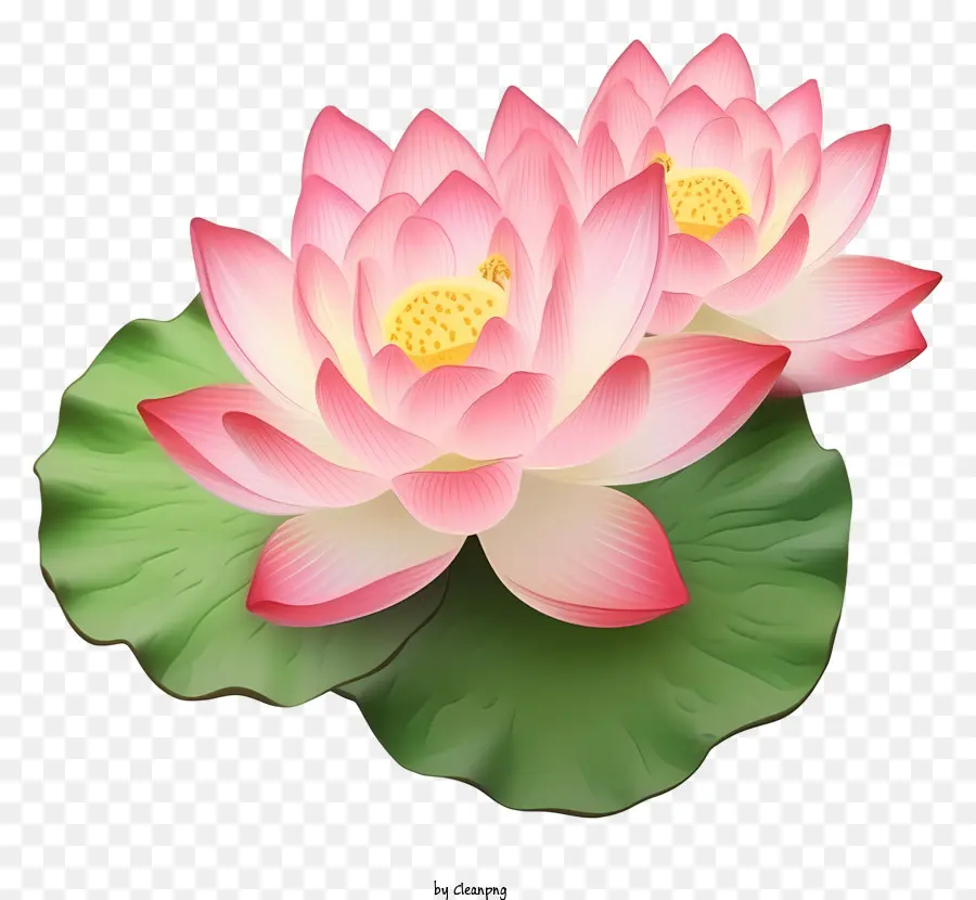 Flores De Loto Rosa，Loto Rosa PNG