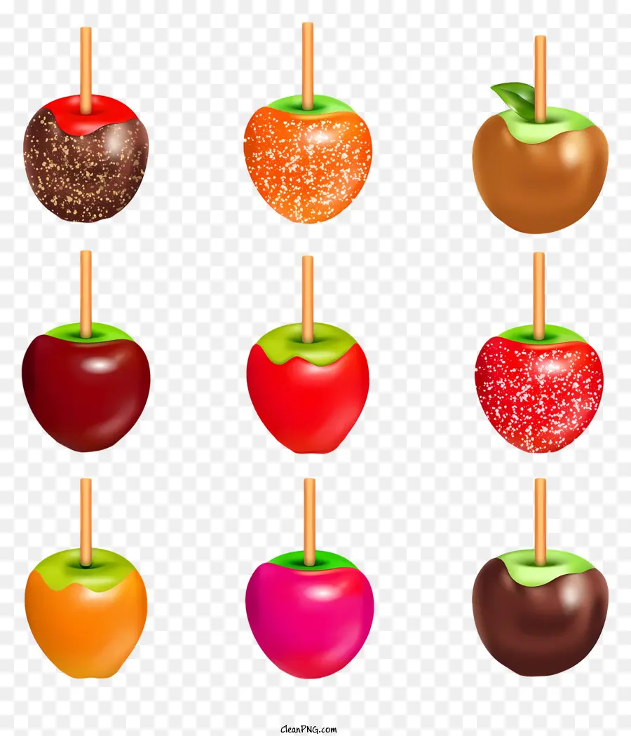 Las Manzanas，Diferentes Tipos De Manzanas PNG