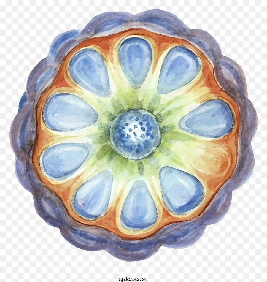 Flor Azul，Flor PNG