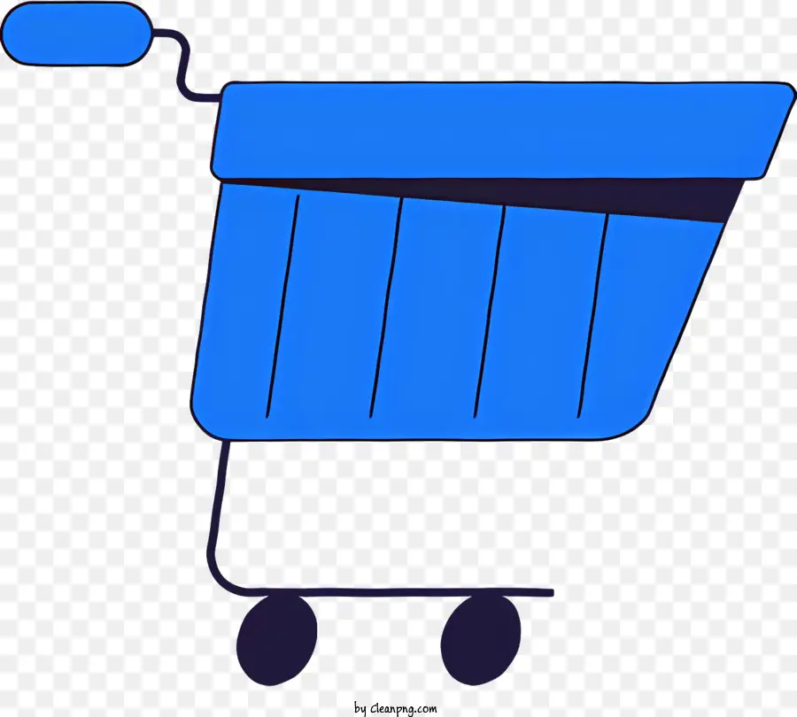 Carrito De La Compra，Azul PNG