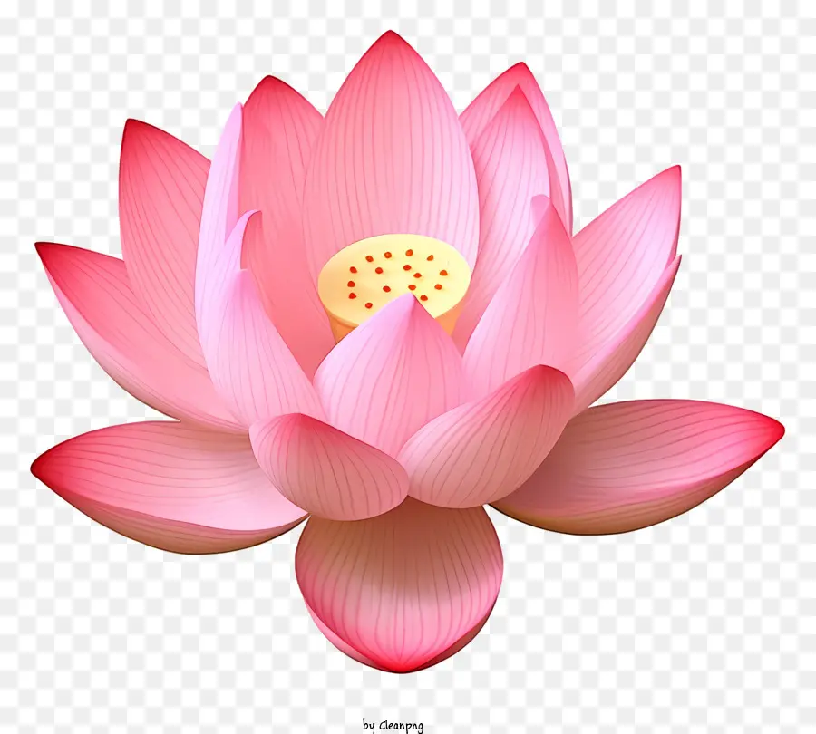 Flor De Loto Rosa，Fotografía De Cerca PNG