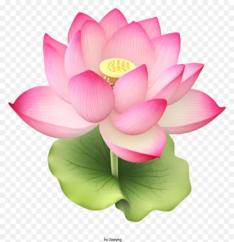 Flor De Loto，Loto De Color Rosa PNG