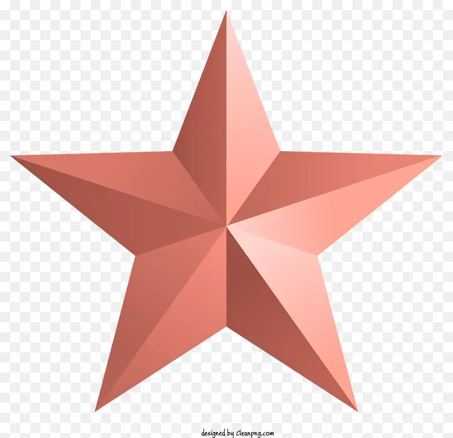 Pink Star，Black Background PNG