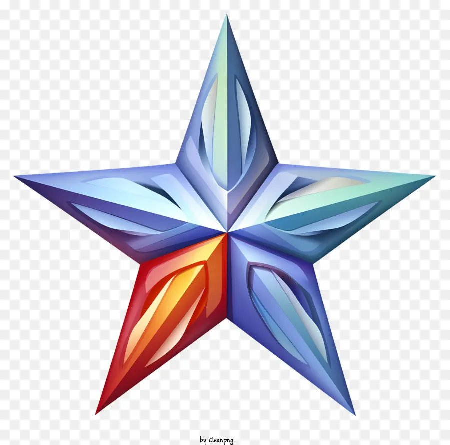 Imagen 3d，Estrella Roja PNG