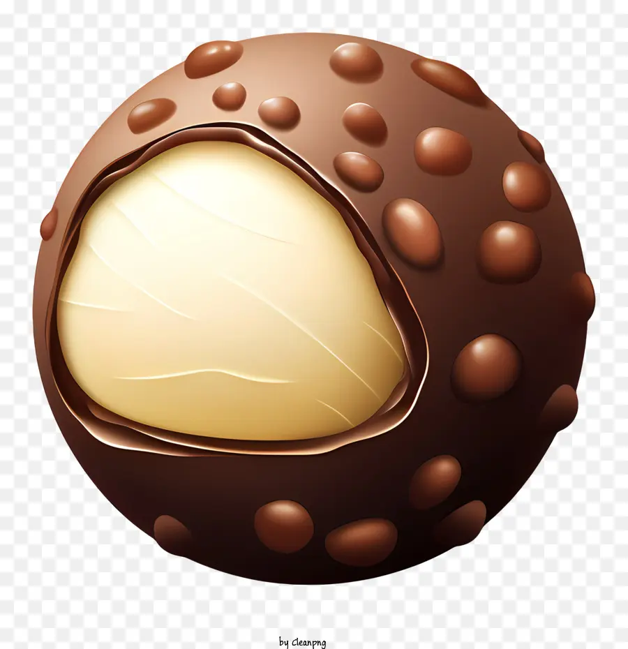 Chocolate Bola，Chocolate Con Agujero PNG