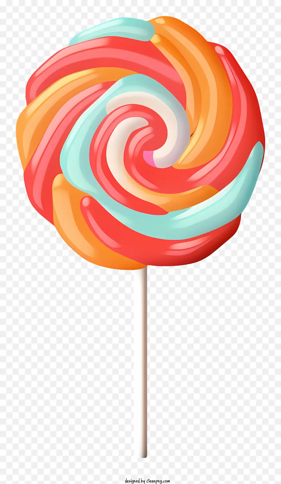 Arco Iris Lollipop，Espiral Lollipop PNG