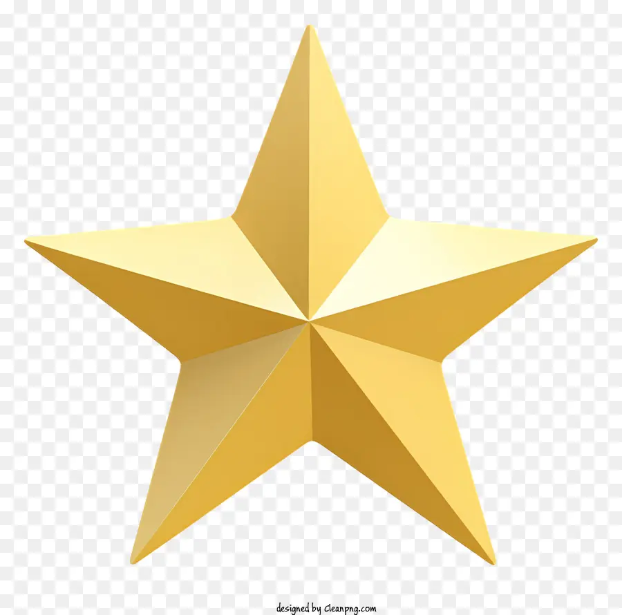 Estrella De Oro，Black Background PNG