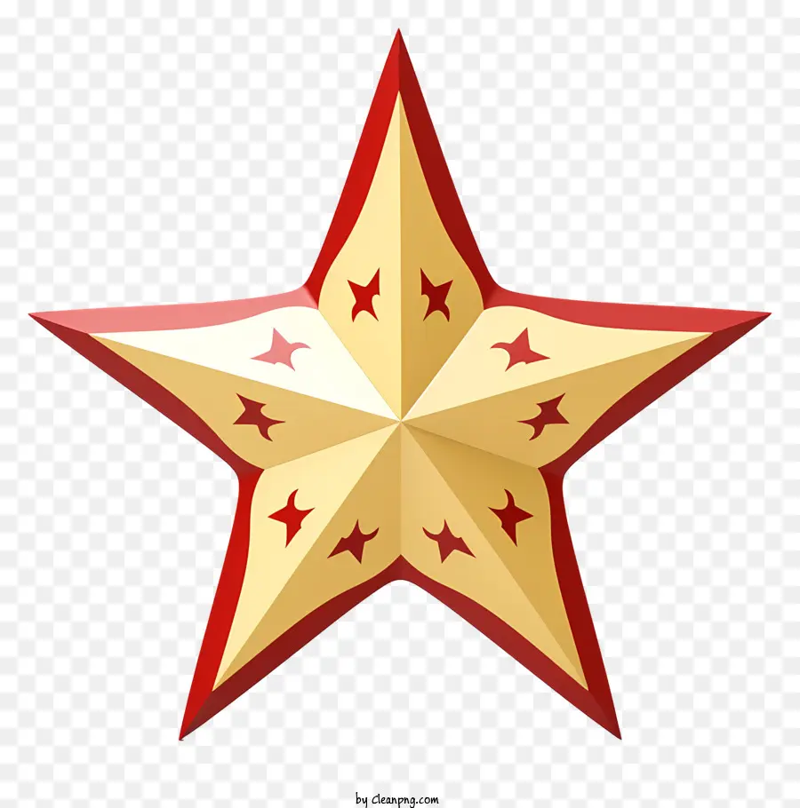 Estrella De Oro，Estrella De Cinco Puntos PNG